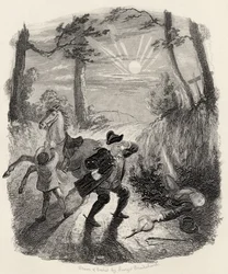 Jerry Jarvis parókája, Thomas Ingoldsby „The Ingoldsby Legends” című művéből, Richard Bentley und Son kiadója, 1887